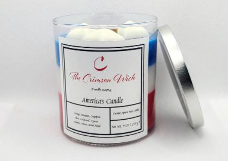 Patriotic Candle