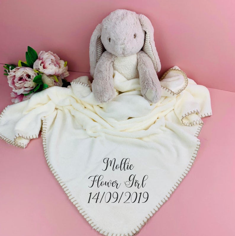 Bunny & Personalized Blanket