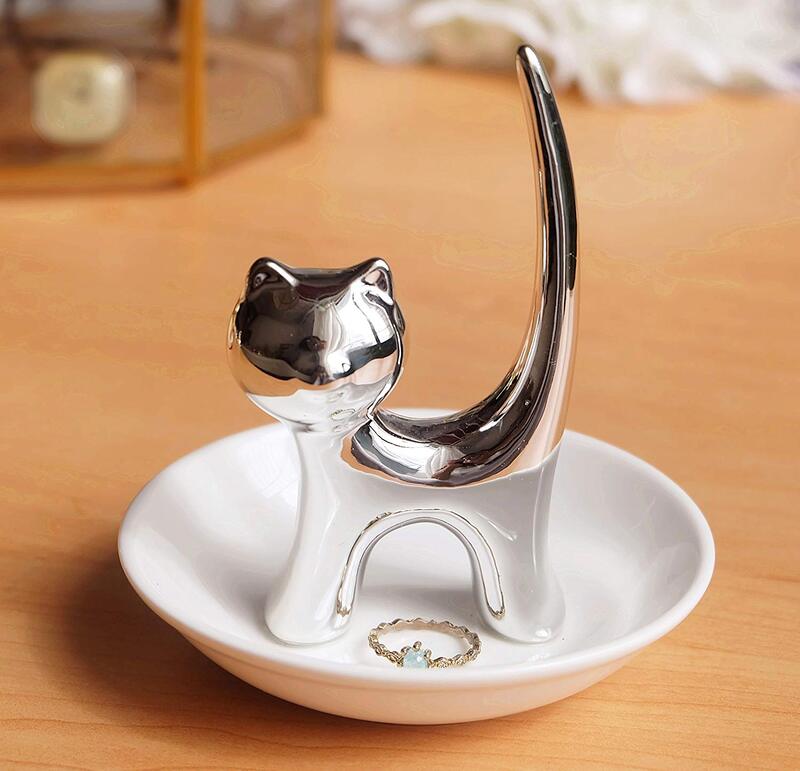 Cat Ring Dish Holder