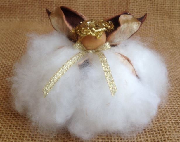 Cotton Angel Ornament
