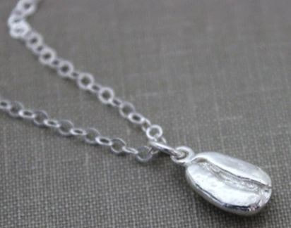 Dainty Coffee Bean Necklace