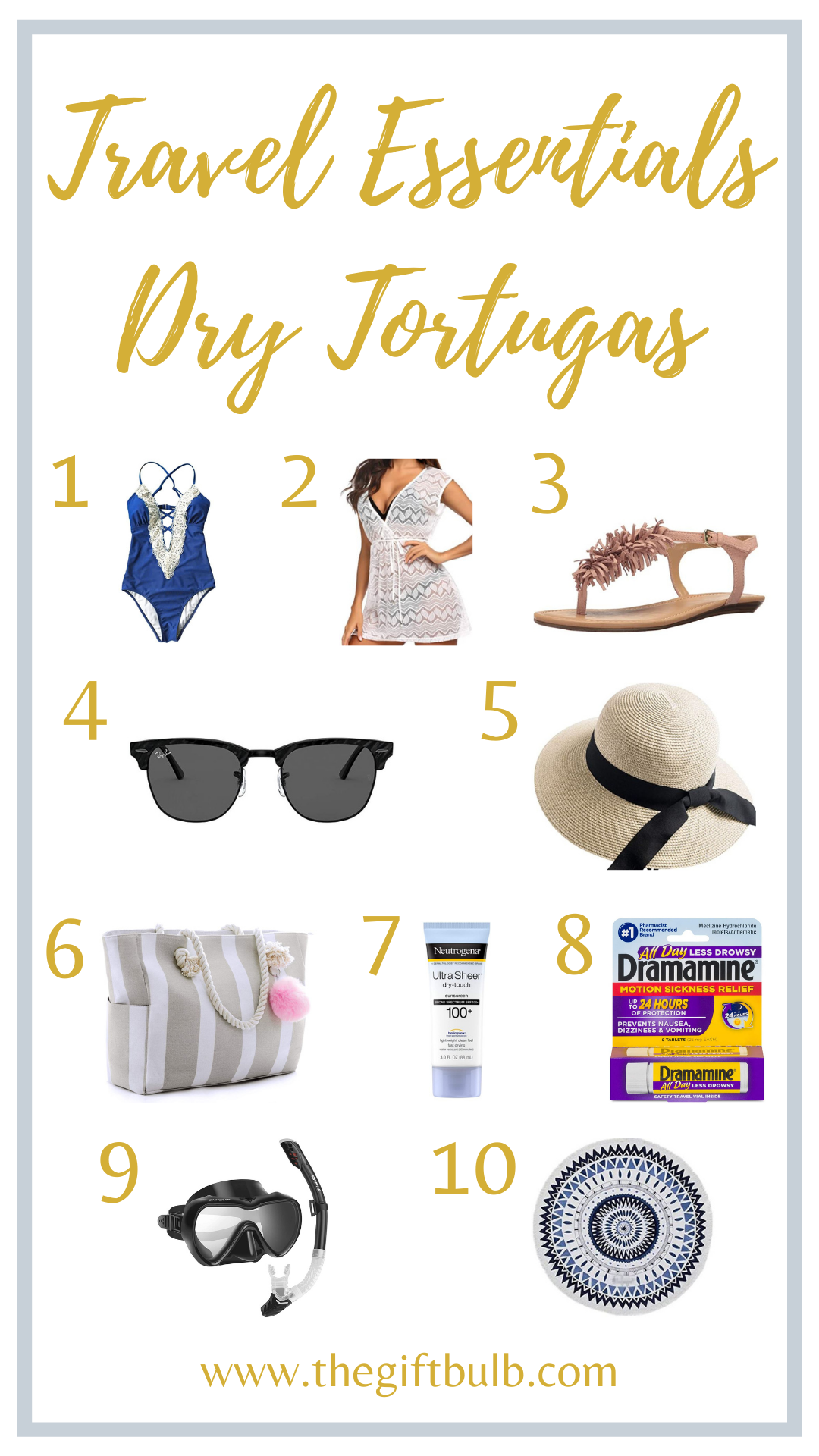 Travel Essentials for Dry Tortugas