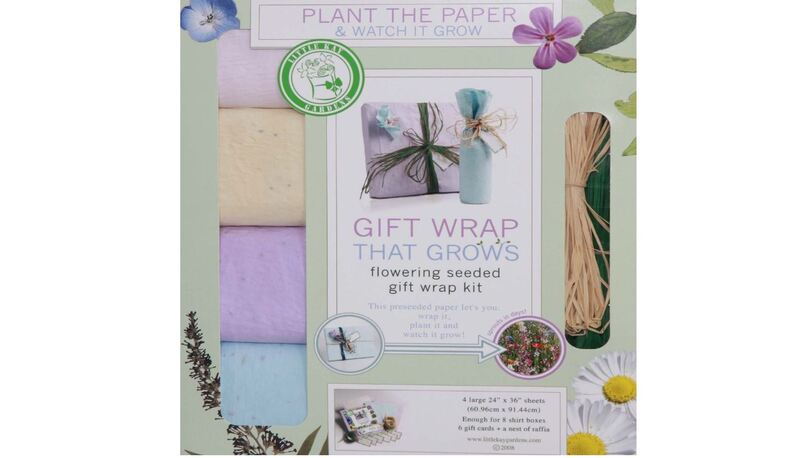 Flowering Seeded Gift Wrap Kit