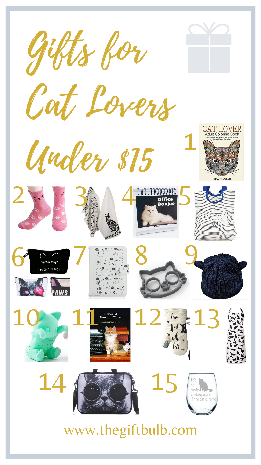 Gifts for Cat Lovers Under 15