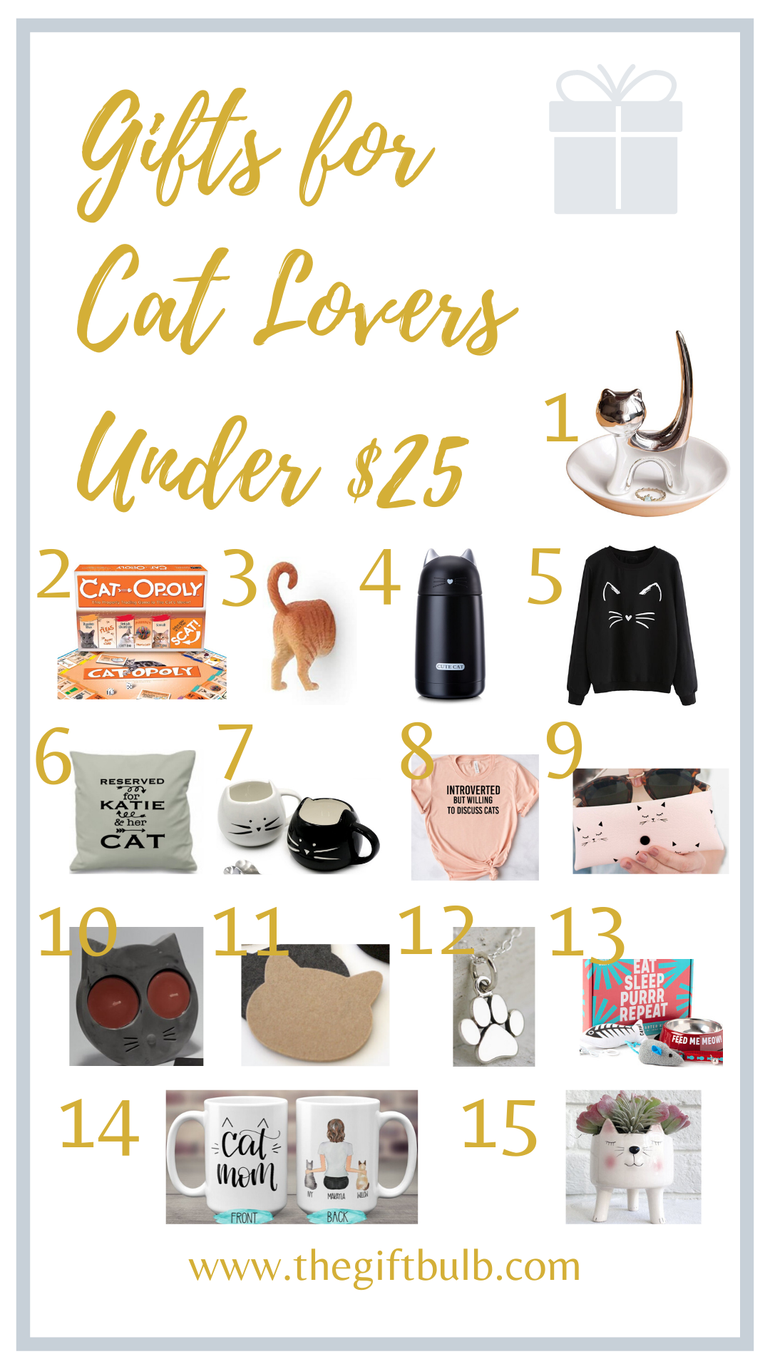 Gifts for Cat Lovers Under 25