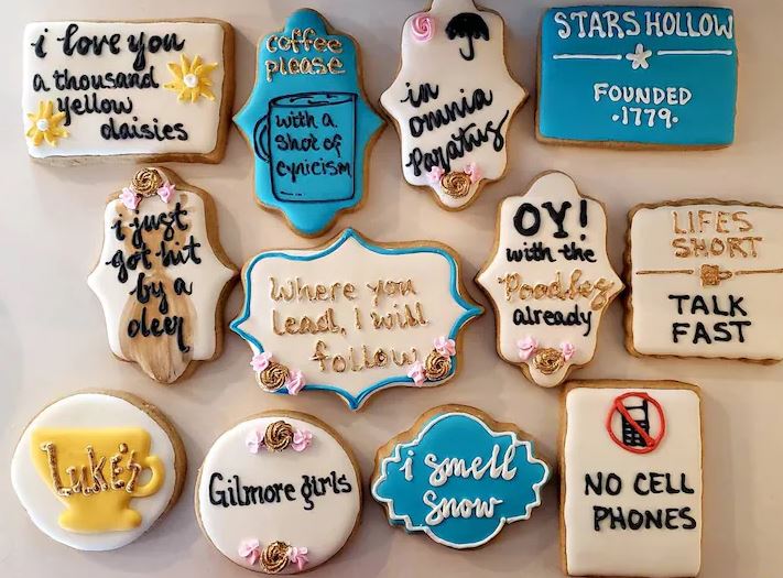 Gilmore Girls Themed Cookies
