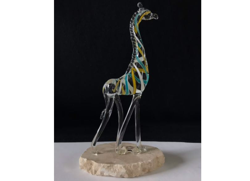 Glass Animal Sculpture