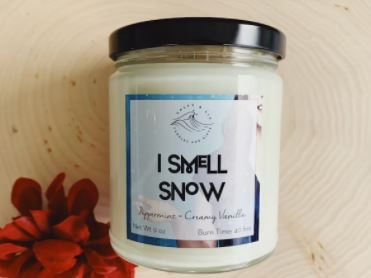 I Smell Snow Candle