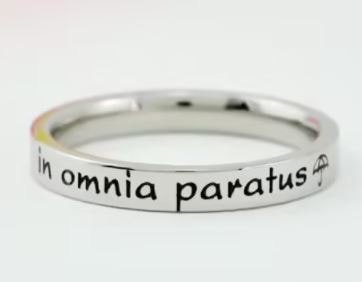 In Omnia Paratus Ring