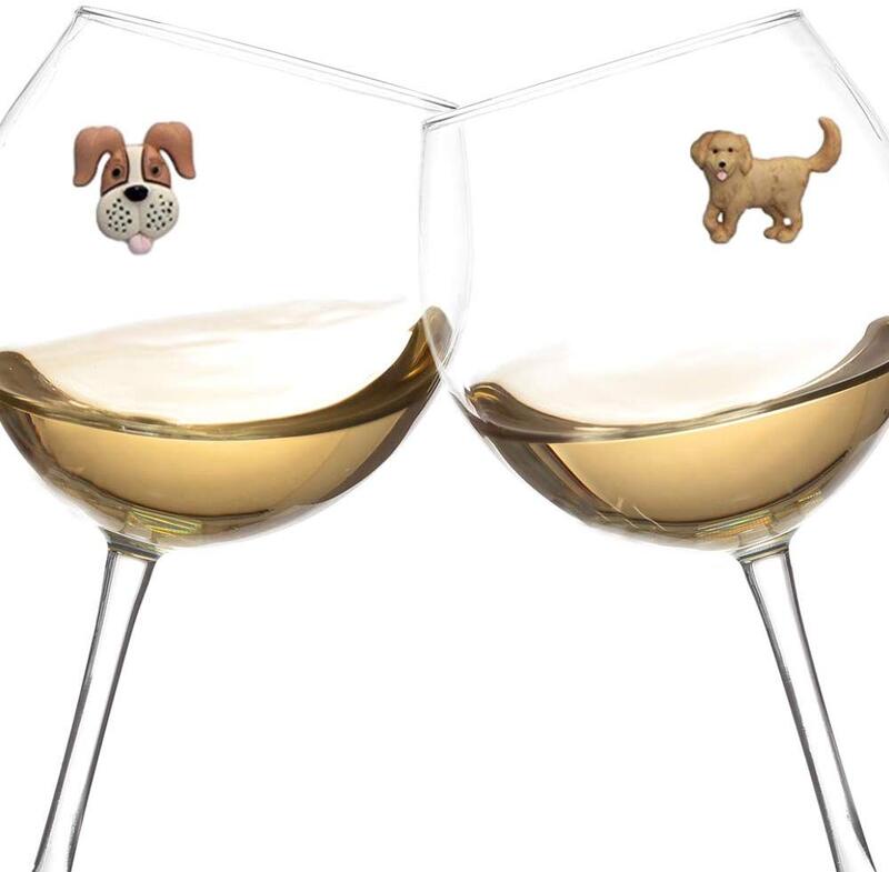 Magnetic Dog Wine Charms