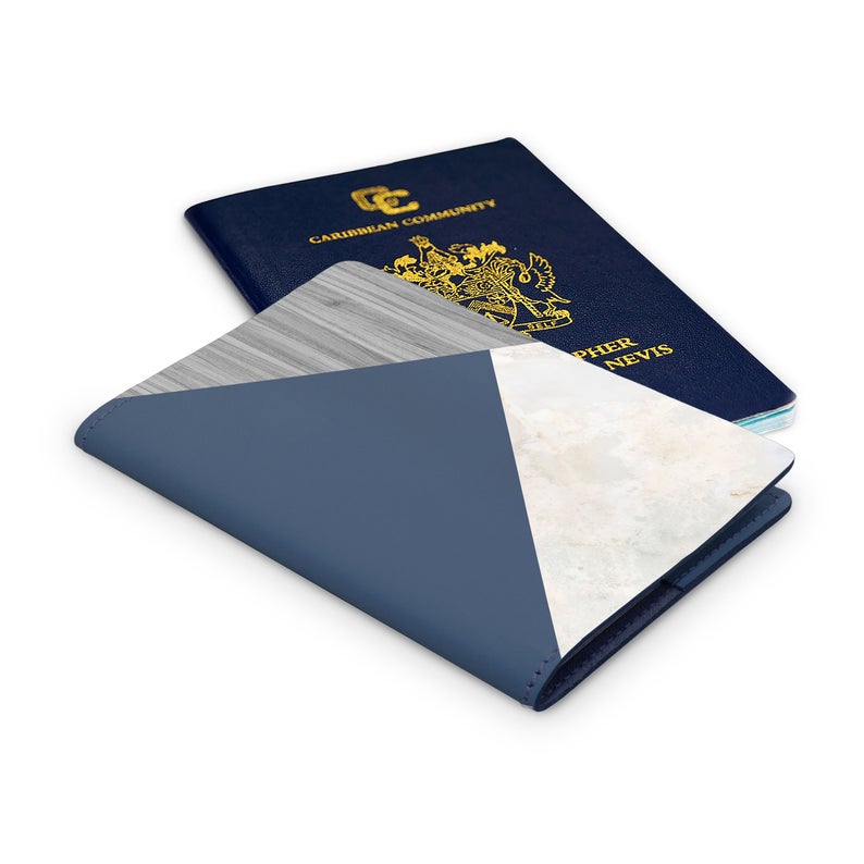Marble Passport Cover