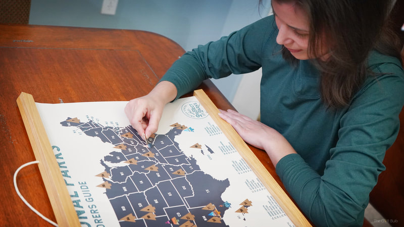Gifting a National Parks Map