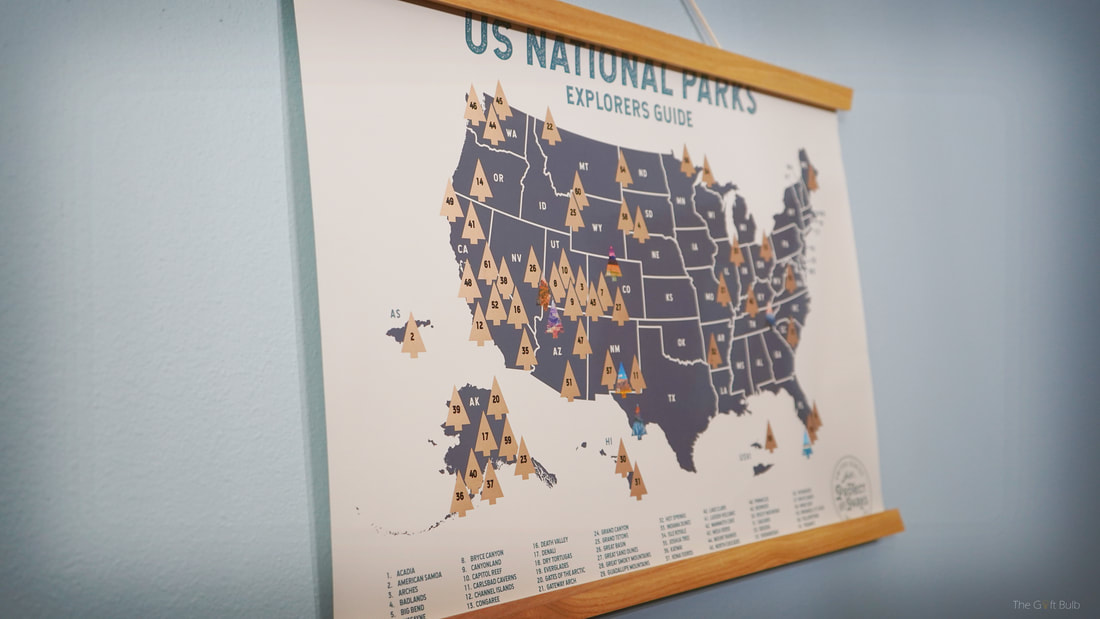 map of national parks us