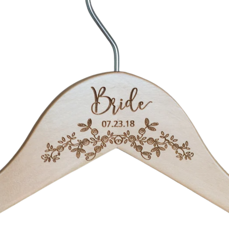 personalized bridal hanger