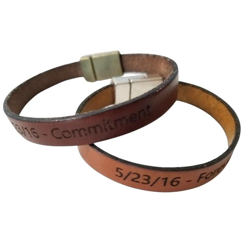 Personalized Leather Bracelets