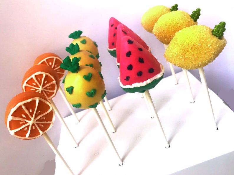 Fruit Themed Cake Pops